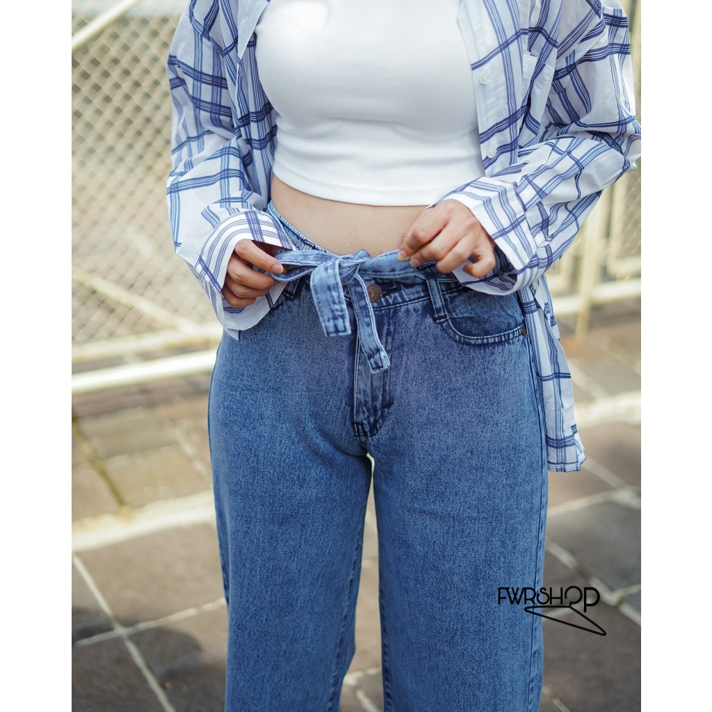 FWR - CELANA KULOT JEANS GIALDA