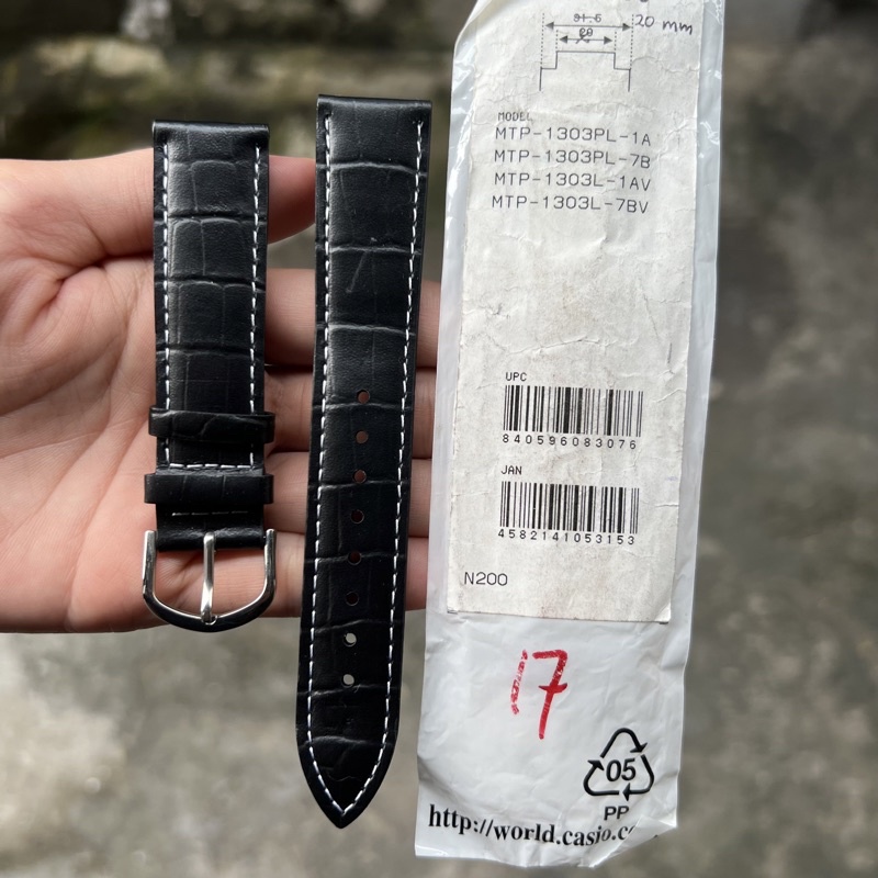 Strap tali jam tangan casio original MTP-1303L MTP 1303PL band MTP 1303L MTP 1303PL