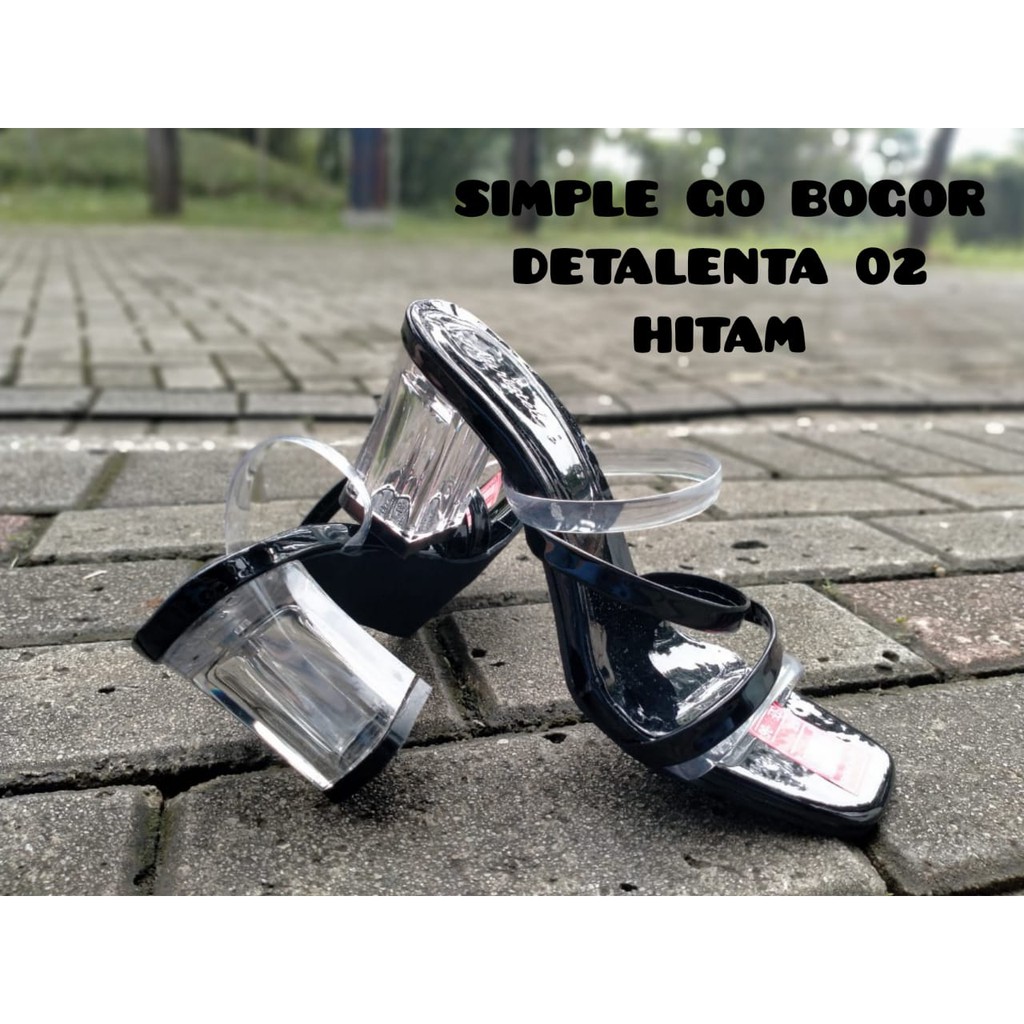 SANDAL WANITA - SENDAL HAK KACA DETALENTA 02 SIZE 36-40