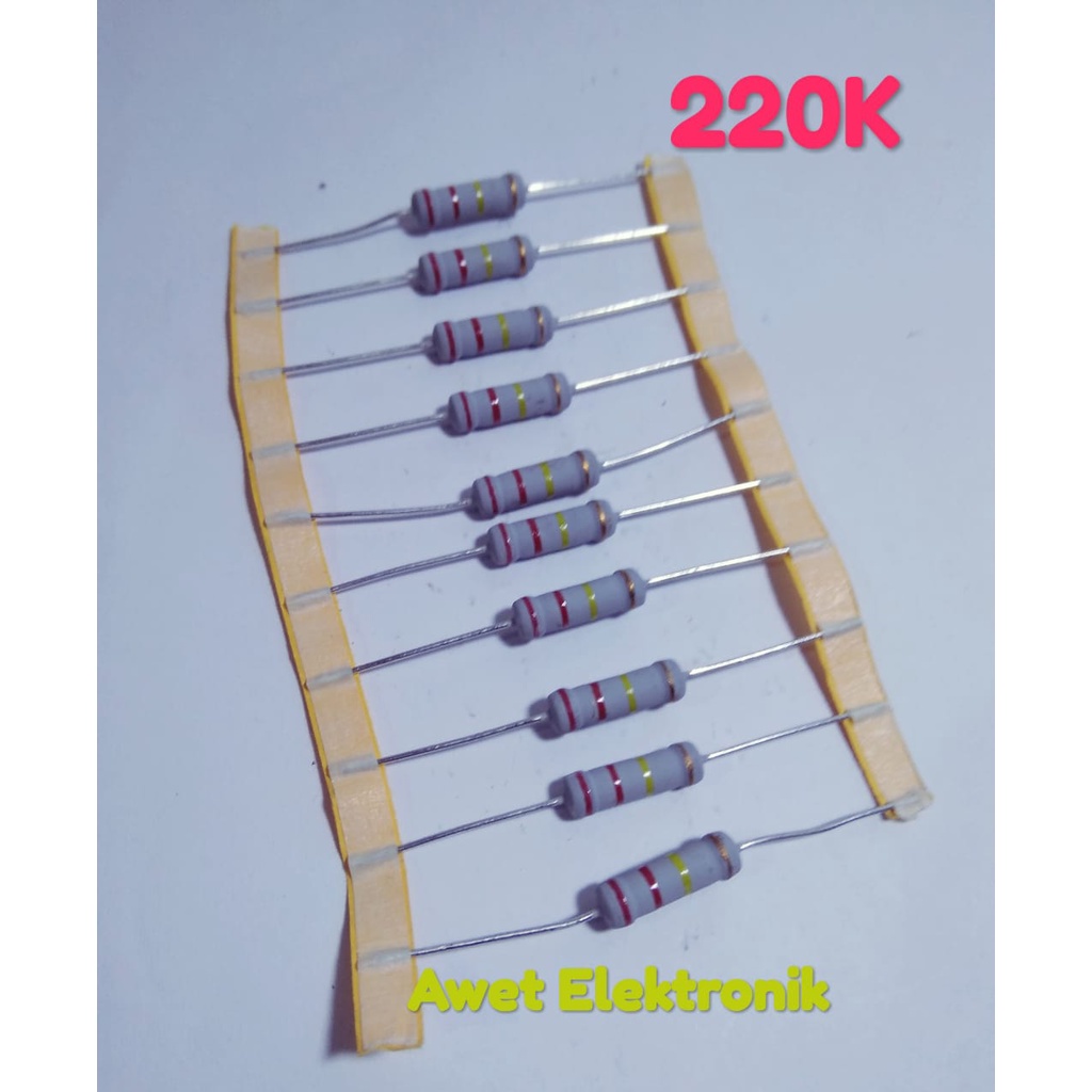 resistor 220k ohm 2 watt resistor 220k 2w resistor 220K 2W