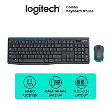 KEYBOARD MOUSE WIRELESS LOGITECH MK275/270