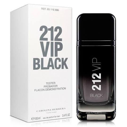 Parfum Original Tester Carolina Herrera 212 Vip Black 100Ml Edp