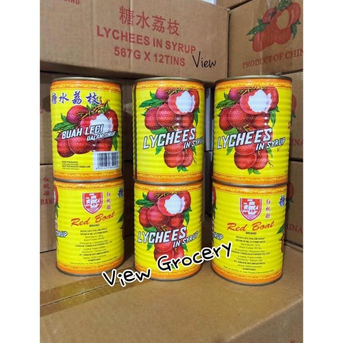 

PROMO Leci kaleng Red Boat Brand Lychees in syrup - buah leci dalam sirup MURAH