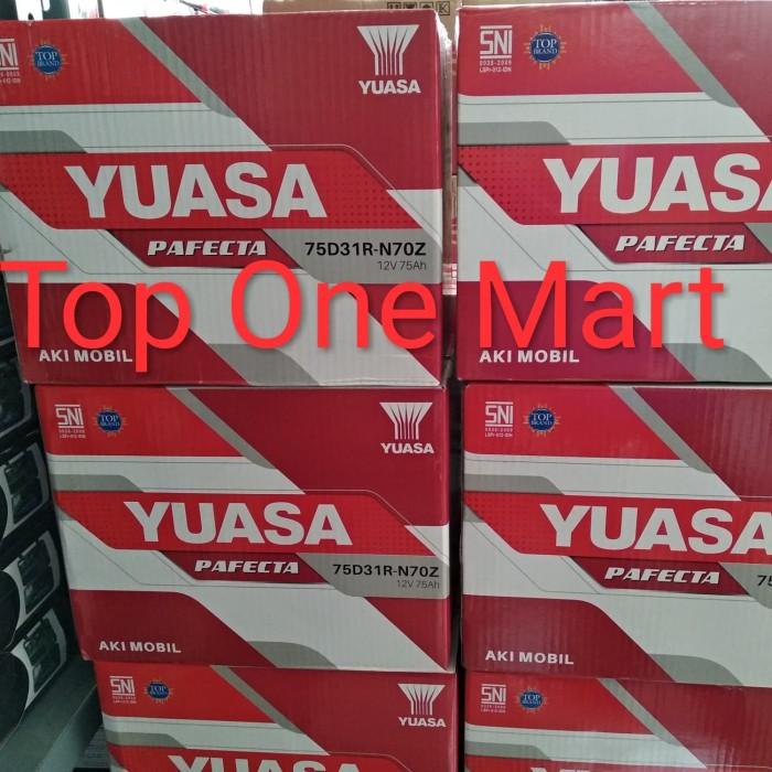 AKI MOBIL YUASA N70Z PAFECTA AKI ACCU BASAH YUASA 75D31R N70Z-PF