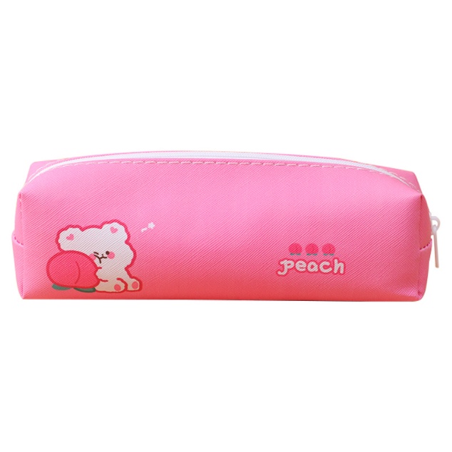 

J2 - Dompet pensil kanvas animal cartoon pencil bag dino