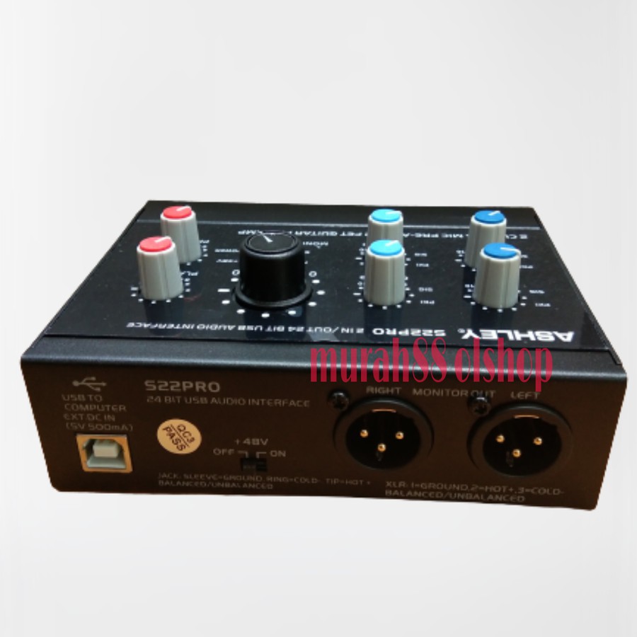 soundcard ashley s22pro professional