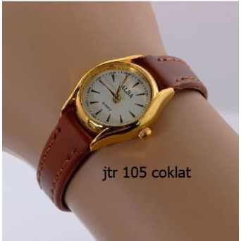 Jam Tangan Alba Wanita / Jtr 105 Coklat