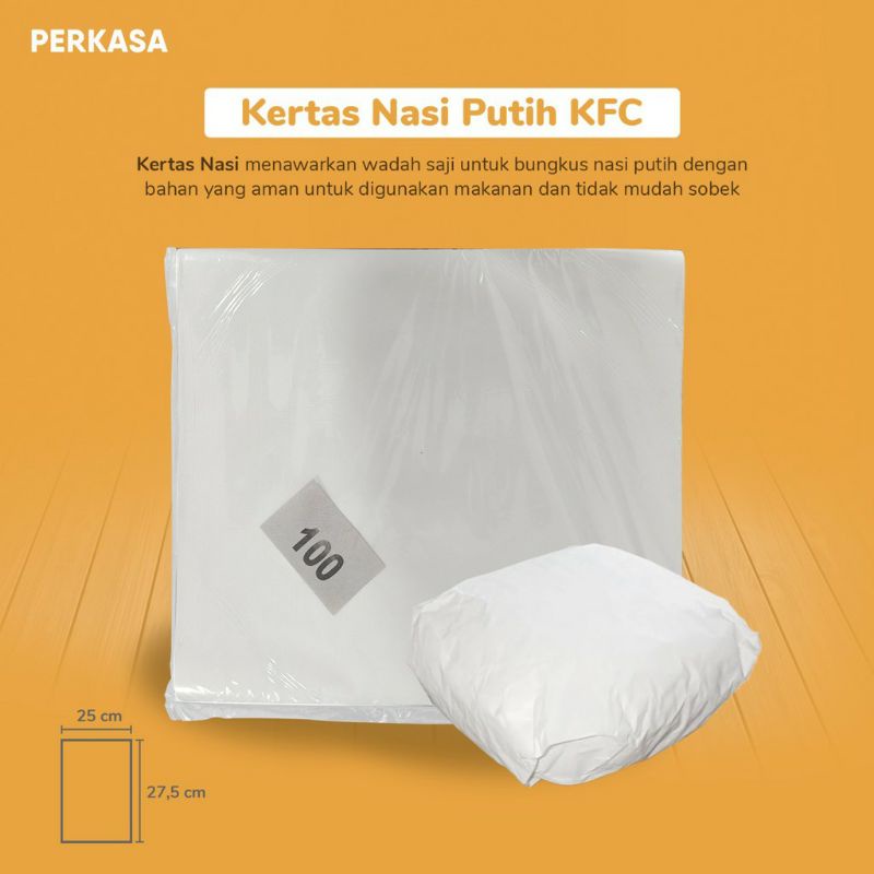 

Kertas nasi KFC