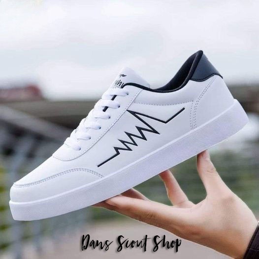 Sepatu Sneakers Unisex Sepatu SENJI Petir Fashion Tali