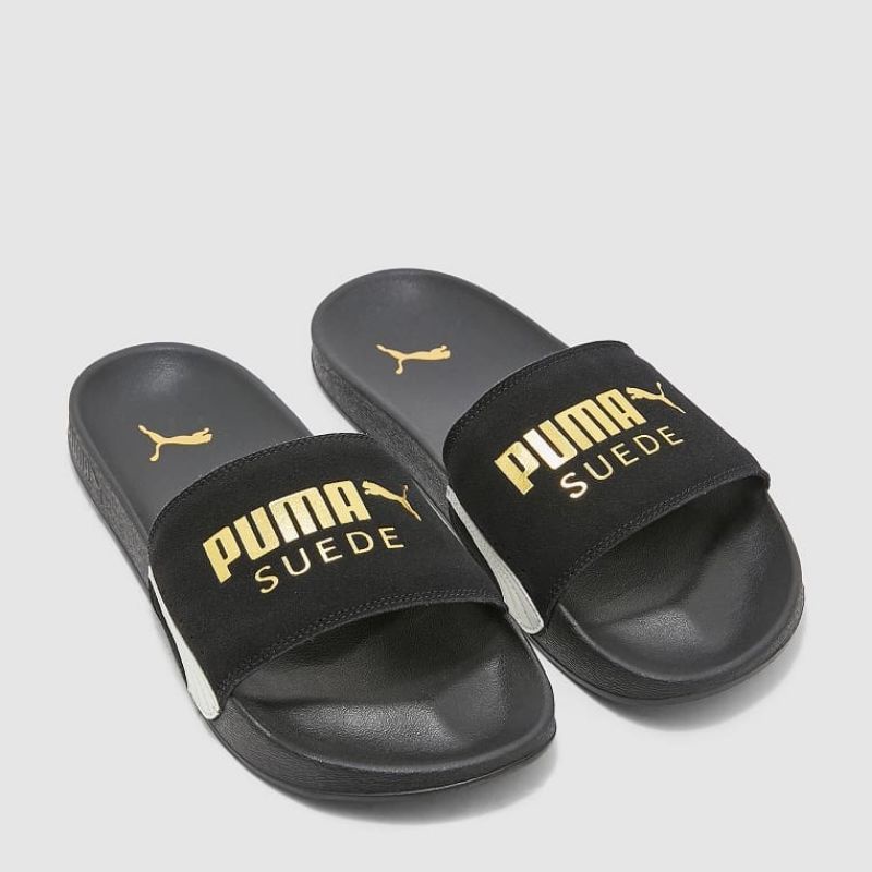 Sandal Puma Leadcat Suede Black/Gold