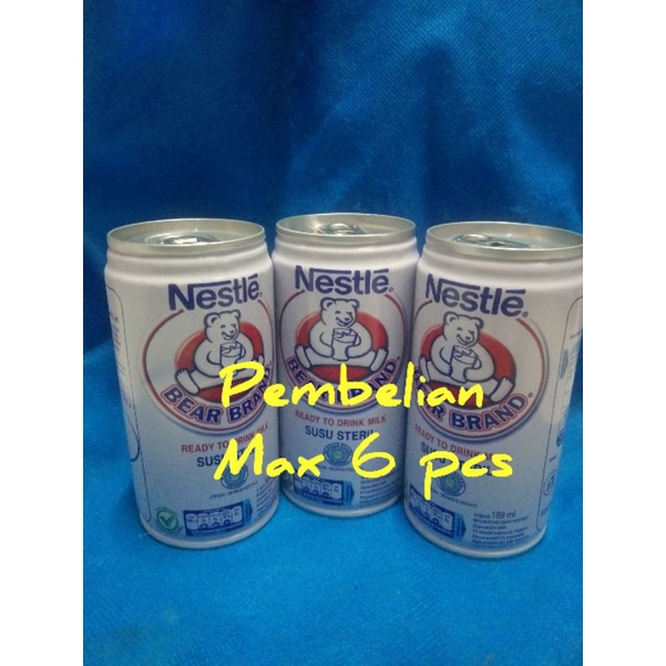 

Bear Brand Susu Steril 189ml Susu beruang