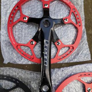 Crank Gear Depan Sepeda Minion Litepro 53T Original Crank Gear Depan Sepeda Minion Litepro 53T Original