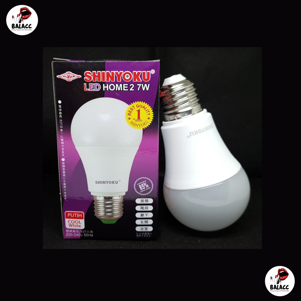 Lampu Led Shinyoku Home 7 Watt / Lampu Shinyoku 7w / Lampu Bohlam 7 Watt / Lampu Led 7w