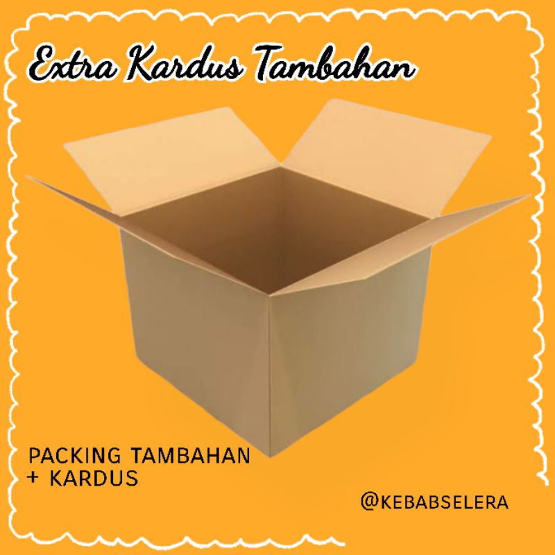

Extra kardus tambahan