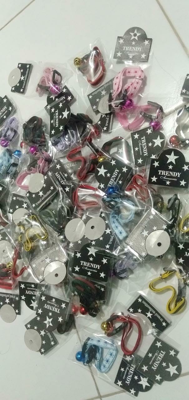 Kalung Kucing Motif Salur