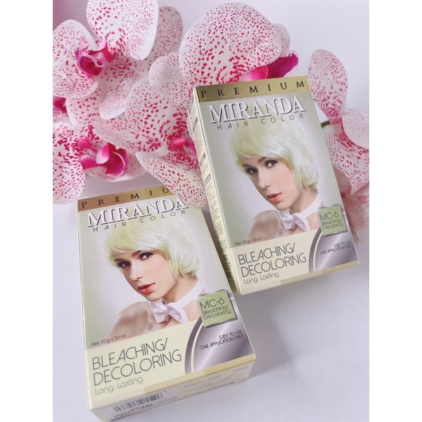 MIRANDA HAIR COLORS , MIRANDA BLEACHING