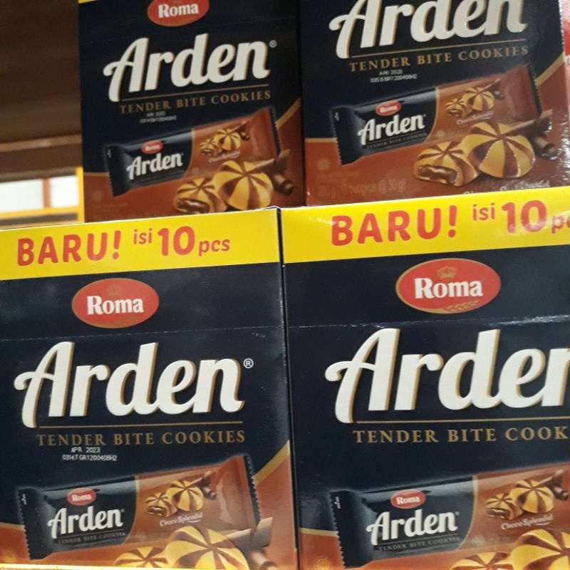 

Roma Arden Choco Splendid Box 10 bungkus/arden /jajan arden/biscuit arden/meri arden