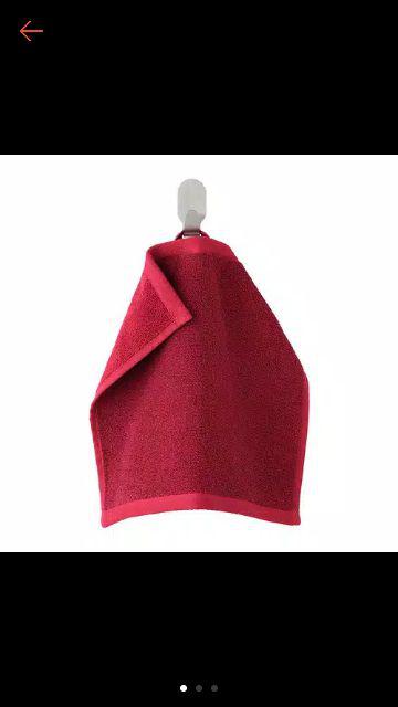 Handuk Kecil, Merah Tua/melange, Peralatan Dapur Hi1359