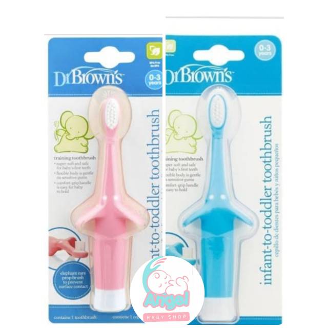 Dr.Browns Infant-To-Toddler Toothbrush, Sikat Gigi Bayi Dan Anak