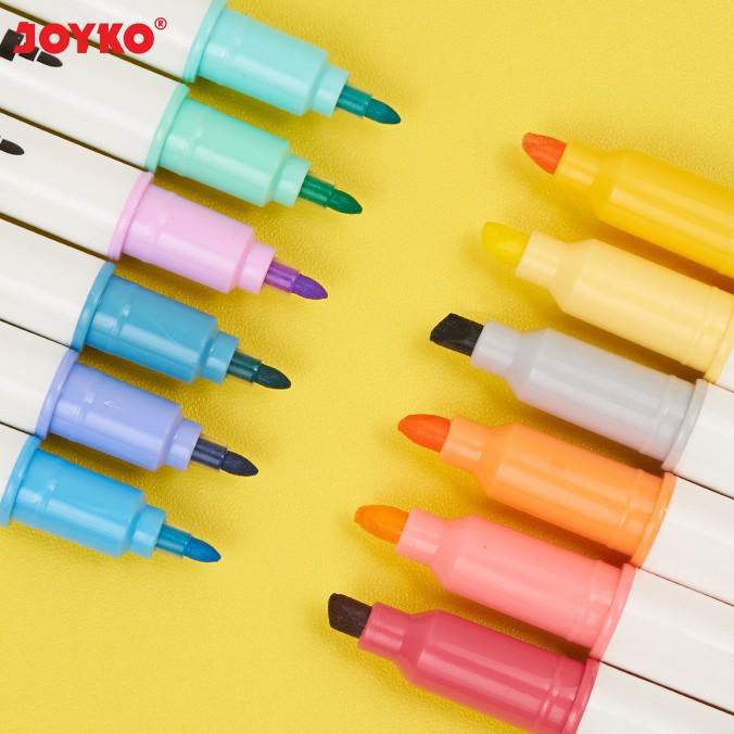 

nK8Code Highlighter PASTEL Colour Joyko (Hl 55) 12 Color(G5Y3) (populer)