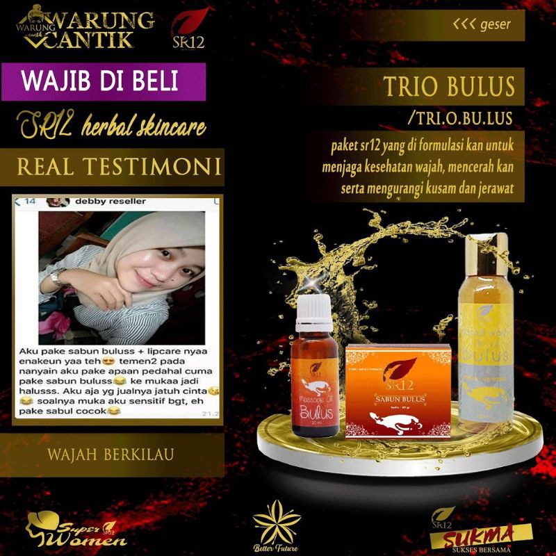 3 paket glowing sr12