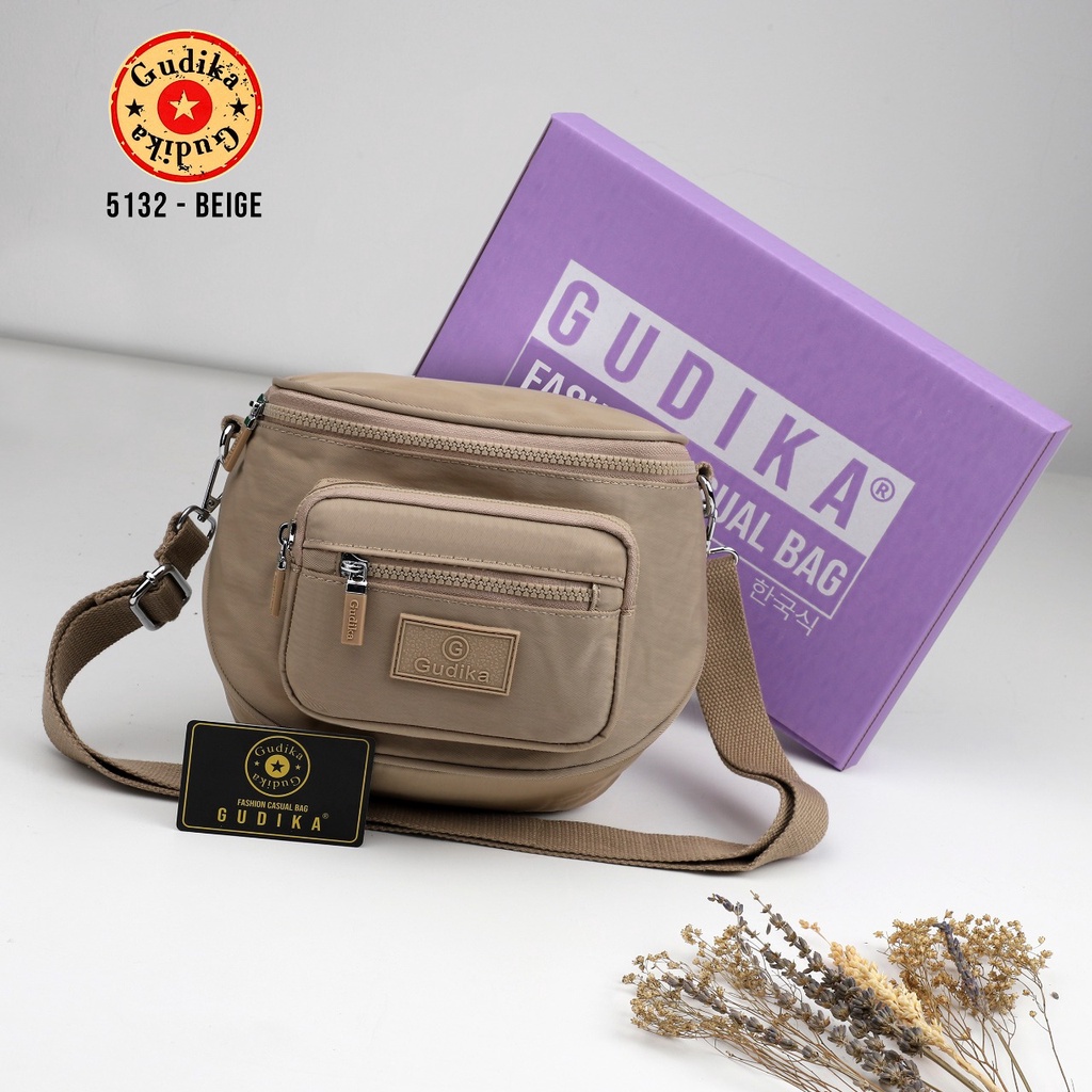 BagCorner - GUDIKA Bag 5132 - Tas Selempang Wanita Set Dompet Kekinian Import Original Terbaru Bahan