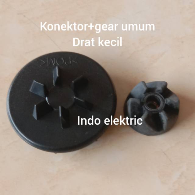 KONEKTOR + GEAR 1SET BLENDER UMUM NATIONAL GMC DRAT KECIL