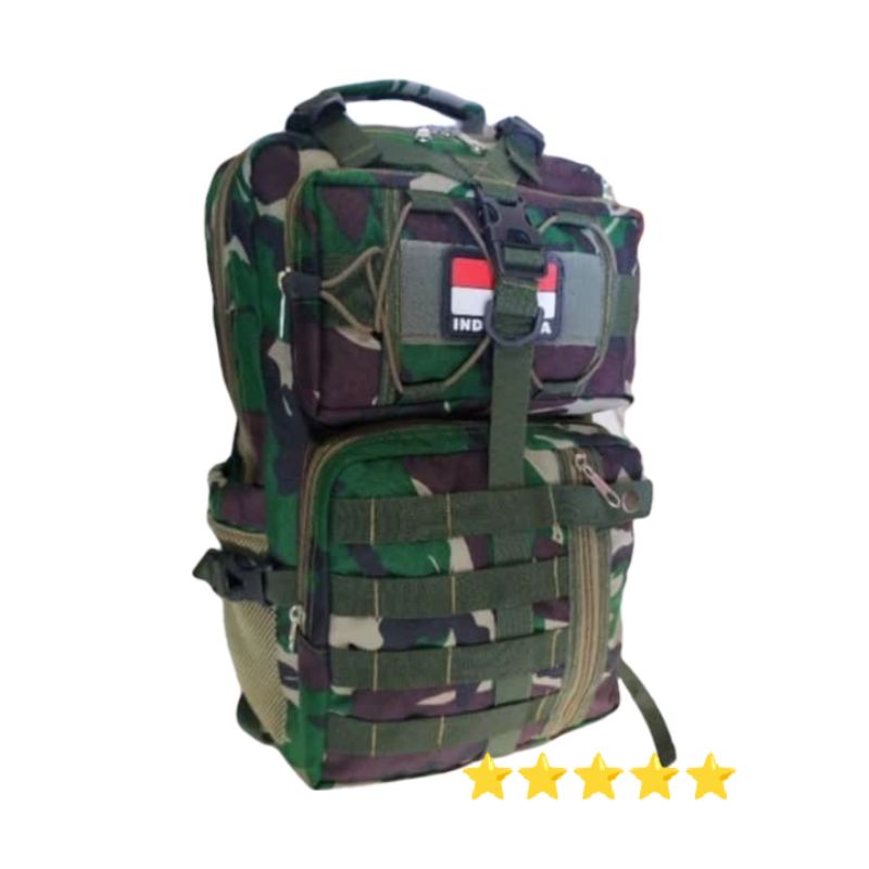 Tas ransel Libanon loreng/tas punggung pria/Tas TNI/tas sekolah/kualitas terjamin