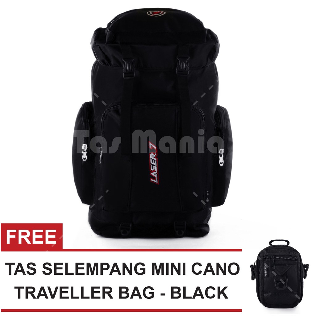 RTM - Laser7 - Himalaya Mountaineering Backpack  + Tas Selempang Mini Cano Bomber