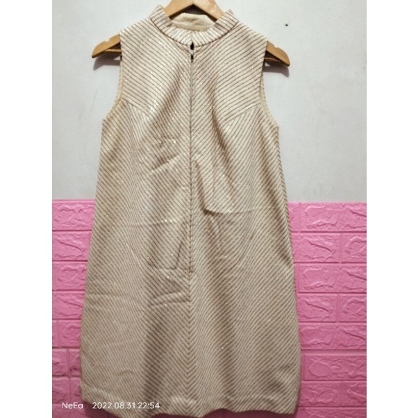 Prelove Dress Pesta Gold blink