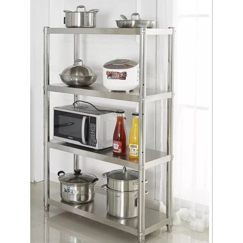 Rak Dapur Portable Stainless 4 Susun MB826