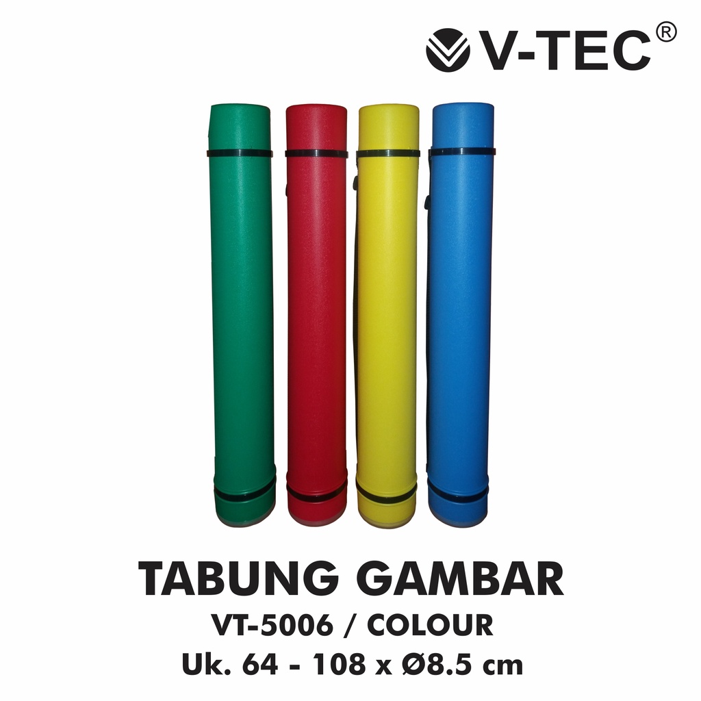 

Tabung Gambar Warna V-Tec # VT – 5006 Ukuran 64 / Drafting Tube Colour Vtec Diameter 8,5 cm Tabung Gambar – SHSNP
