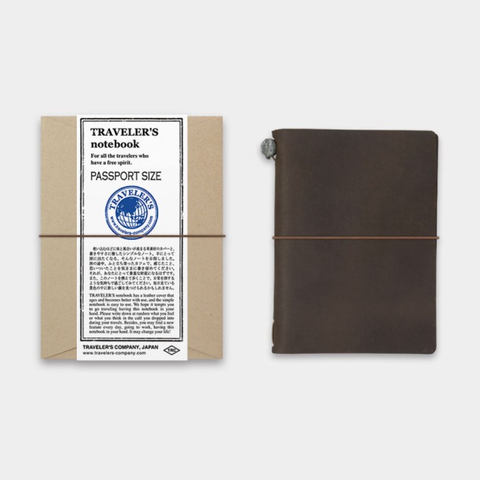

[RESTOCK] Midori Traveler Notebook Passport Size Brown