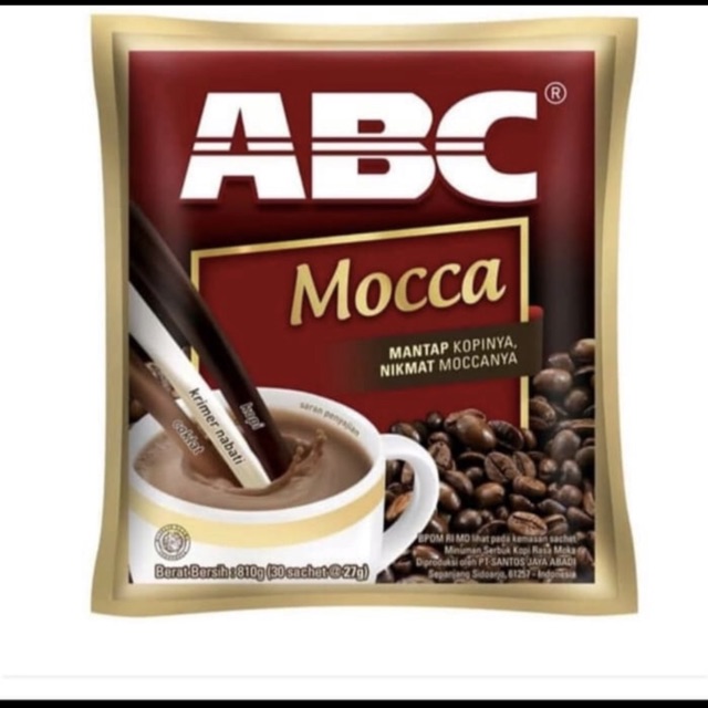 

Kopi ABC Mocca 1 renceng (isi 10 sachet)