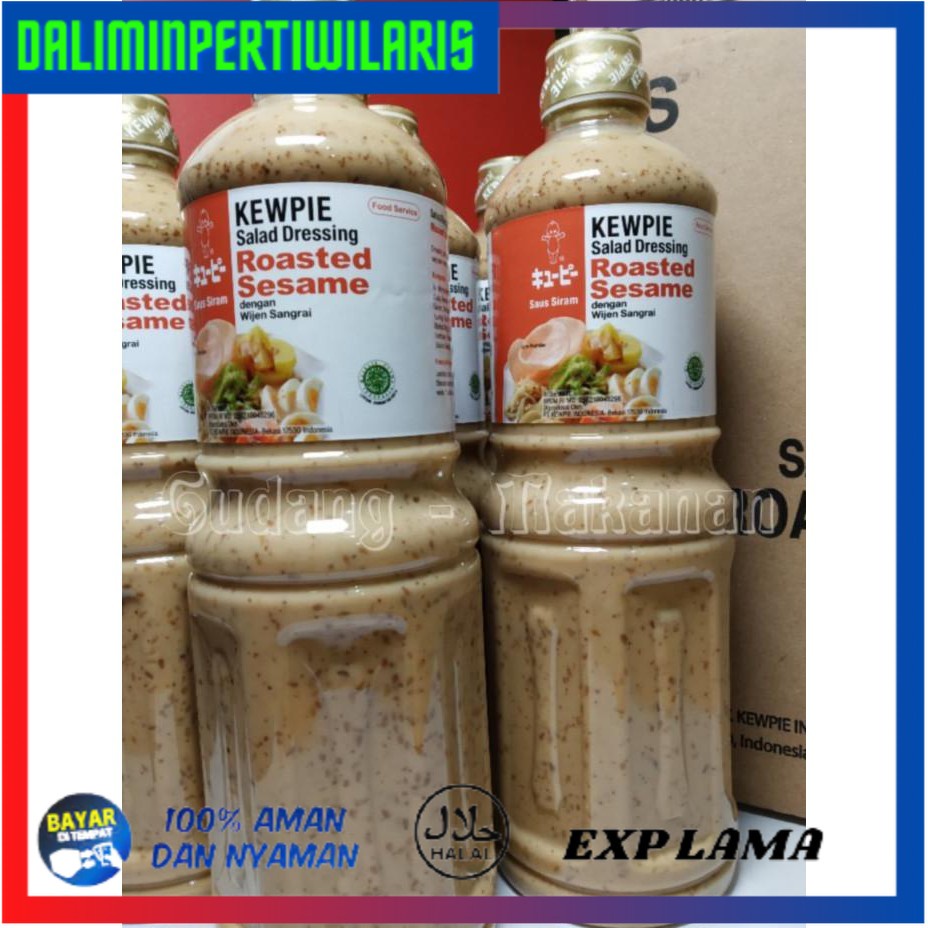 

[[BISA COD]] Kewpie Salad Dressing Roasted Sesame 1 Liter / Saus Wijen - Pack Standard BERKUALITAS