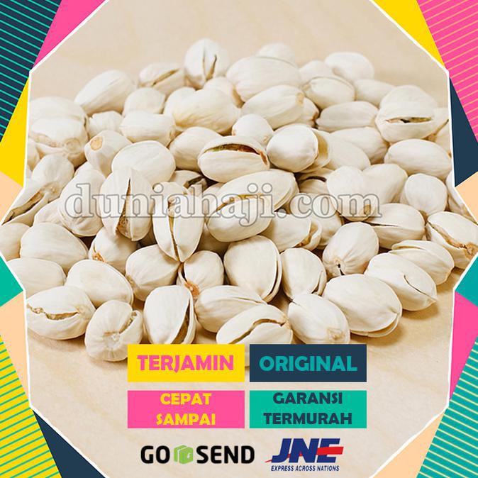

Kacang Pistachios / Fustuk / Ketawa Oleh-Oleh Haji & Umroh Murah 500gr