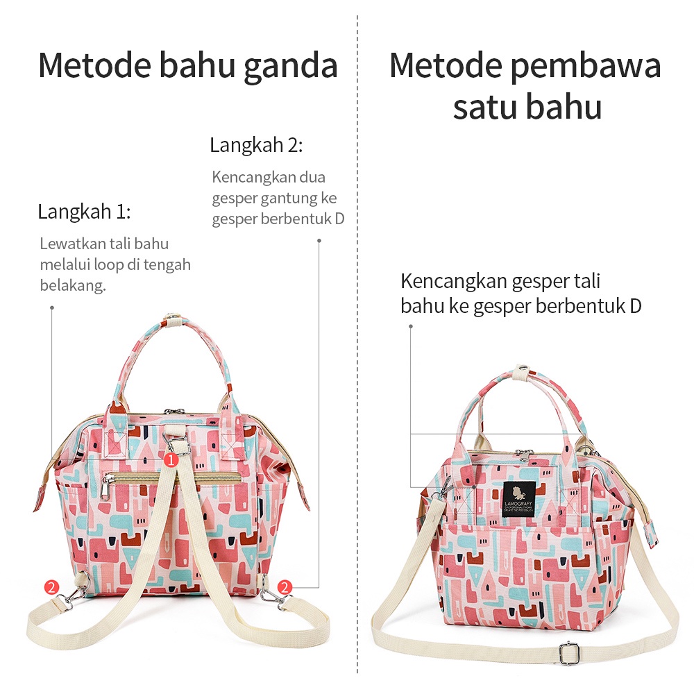 Aikoky tas bayi ransel besar multifungsi wateroof/cooler bag asi ransel