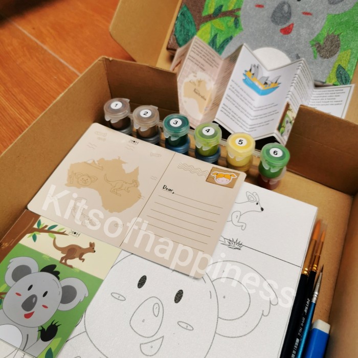 

Paint by numbers sydney kanvas lukis anak montessori culture area - sydney opera