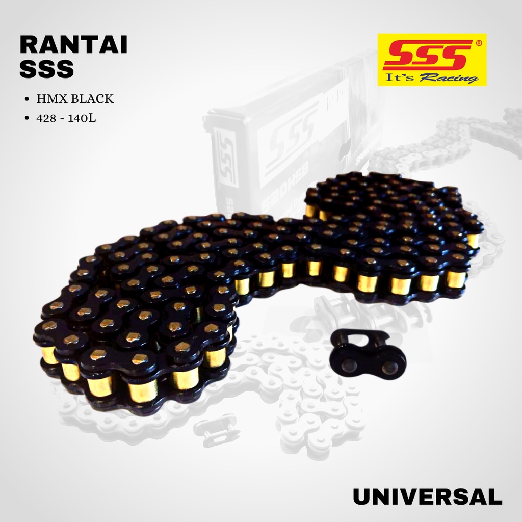 Rantai sss 428 140L HMX BLACK