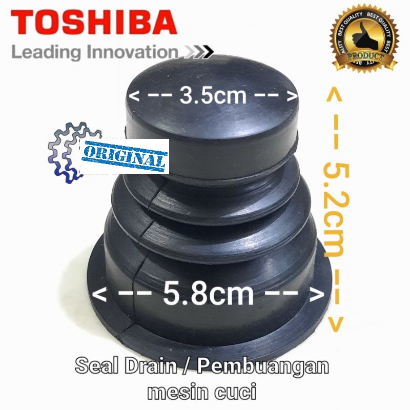 seal drain pembuangan air mesin cuci Toshiba