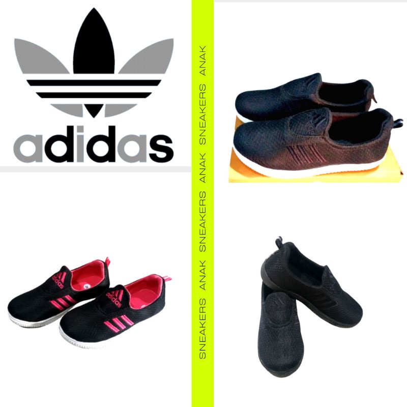 sepatu anak sekolah cewek cowok adidas bordil
