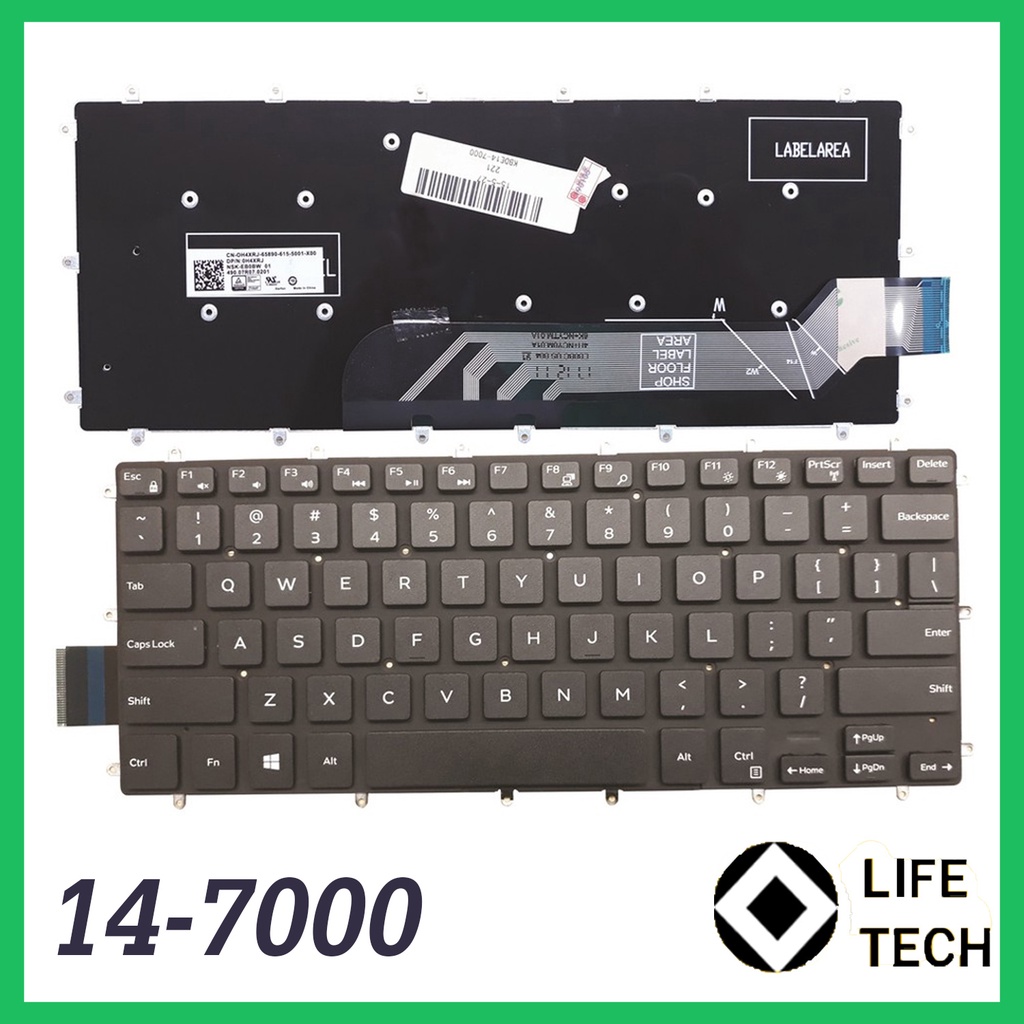 New Keyboard DELL Inspiron 14-7000 14 7000 15 7560 7572 7472 DELL XPS 15-7558