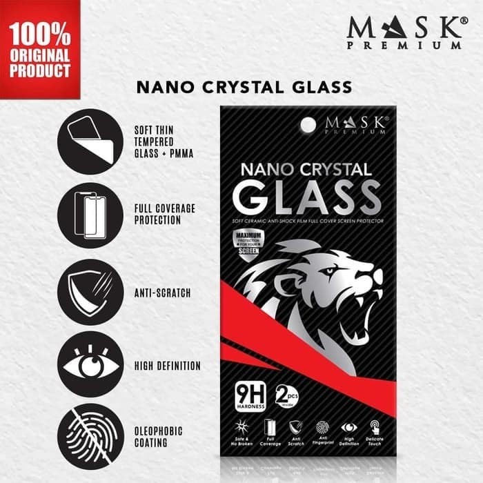 Mask Premium Anti Gores REALME 8 DAN 8 PRO - Nano Crystal