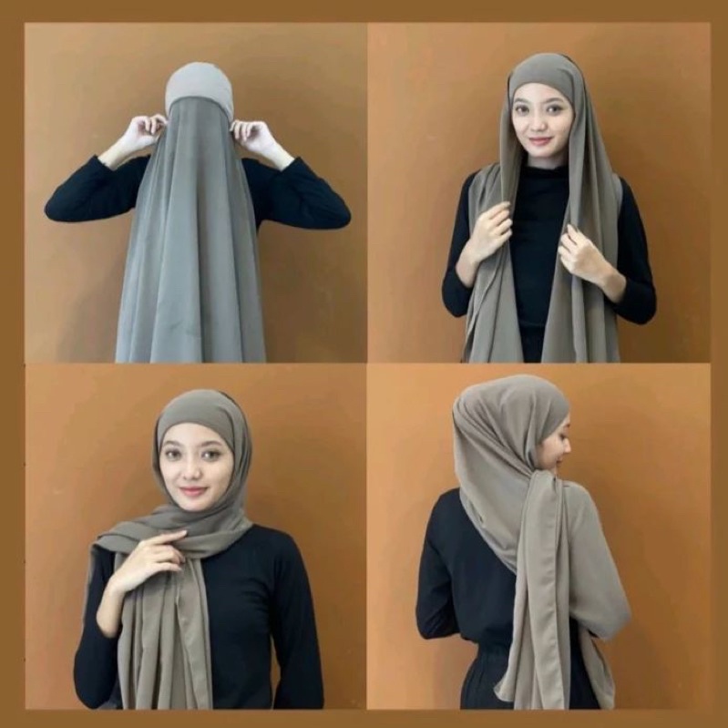 PASHMINA INNER 2in1 CERUTY BABY DOLL / Pashmina + Inner / Pashmina Inner Instan