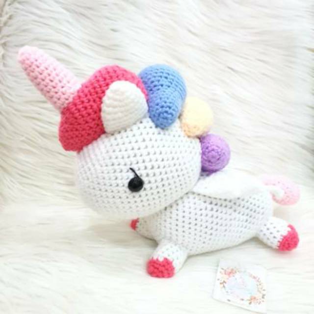 Boneka rajut unicorn /boneka unicorn