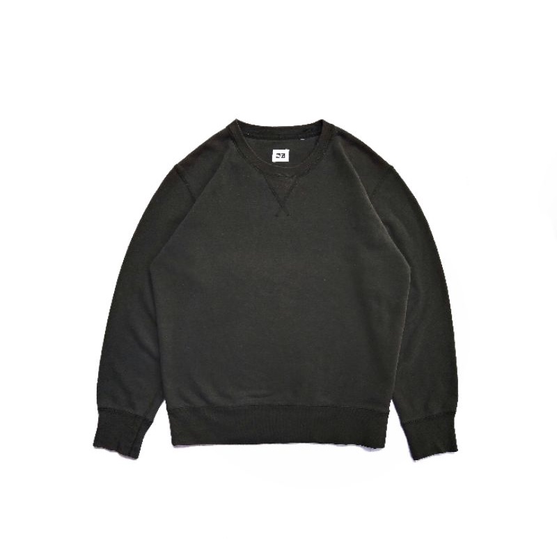 Crewneck Uniqlo Green Army
