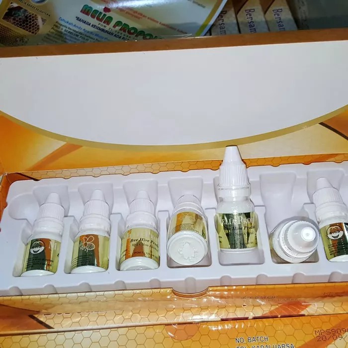 Melia Propolis ORIGINAL 1 box isi 7 botols @6ml