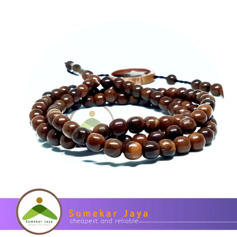 TASBIH KAUKAH/KOKKA ASLI 99 BUTIR 6MM