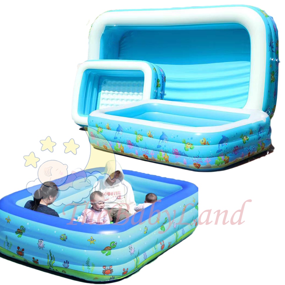Babyland Kolam Renang Anak Kolam Mandi Bola Ukuran Jumbo Inflatable Pool Kolam Renang Karet
