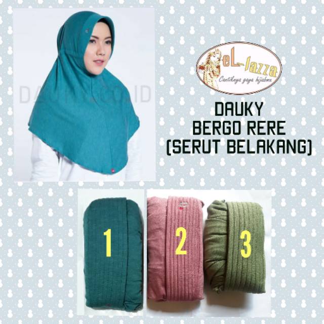 Bergo Rere - dauky